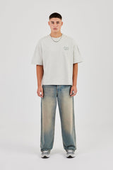 Ilha Grande Boxy T-Shirt - Ash Grey