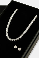 Tennis Chain, Bracelet & Stud - 5mm