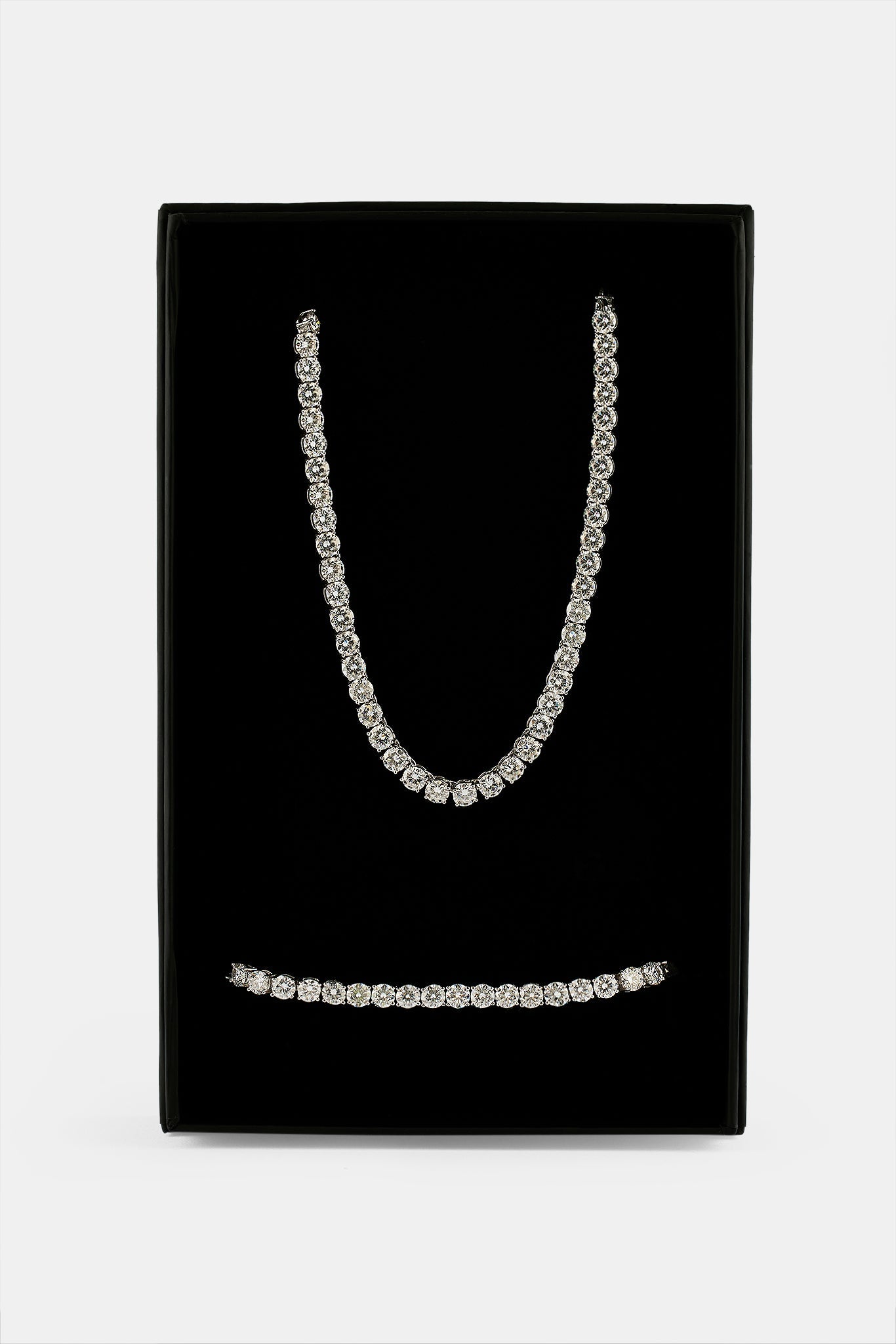 Moissanite Tennis Chain & Bracelet - 5mm