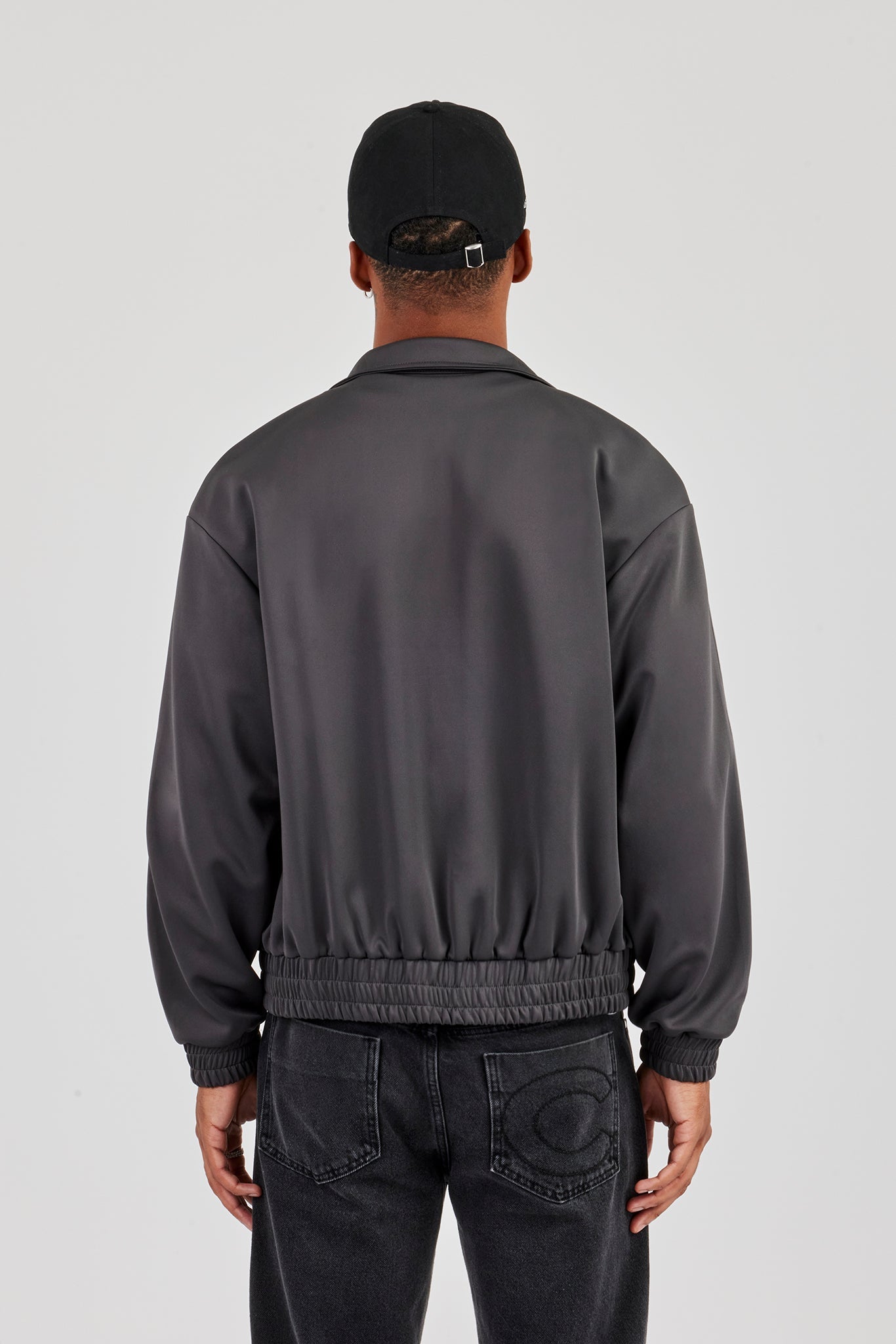 Taping Track Jacket - Charcoal