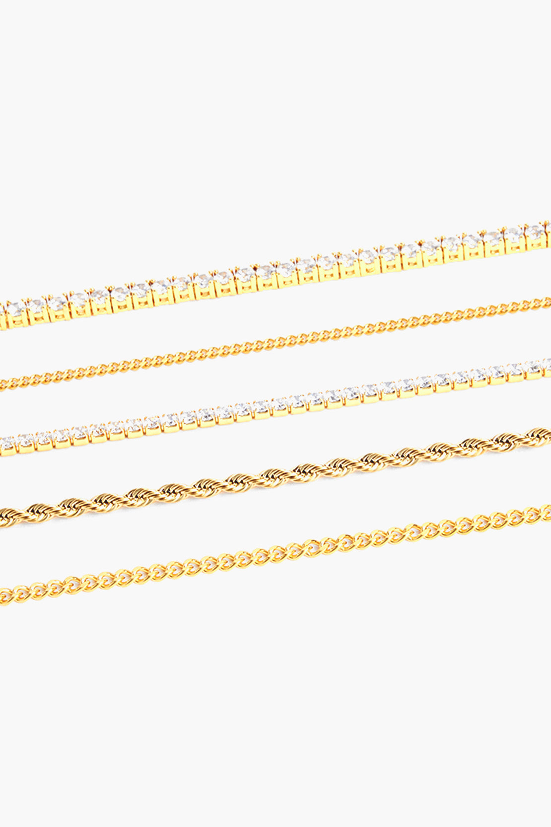 Diamantkreuzanhänger - Gold