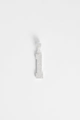 Iced 1 Number Pendant
