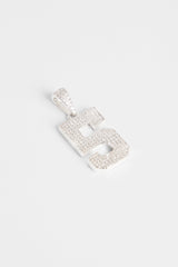 Iced 5 Number Pendant