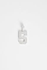 Iced 5 Number Pendant