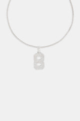 Iced 8 Number Pendant