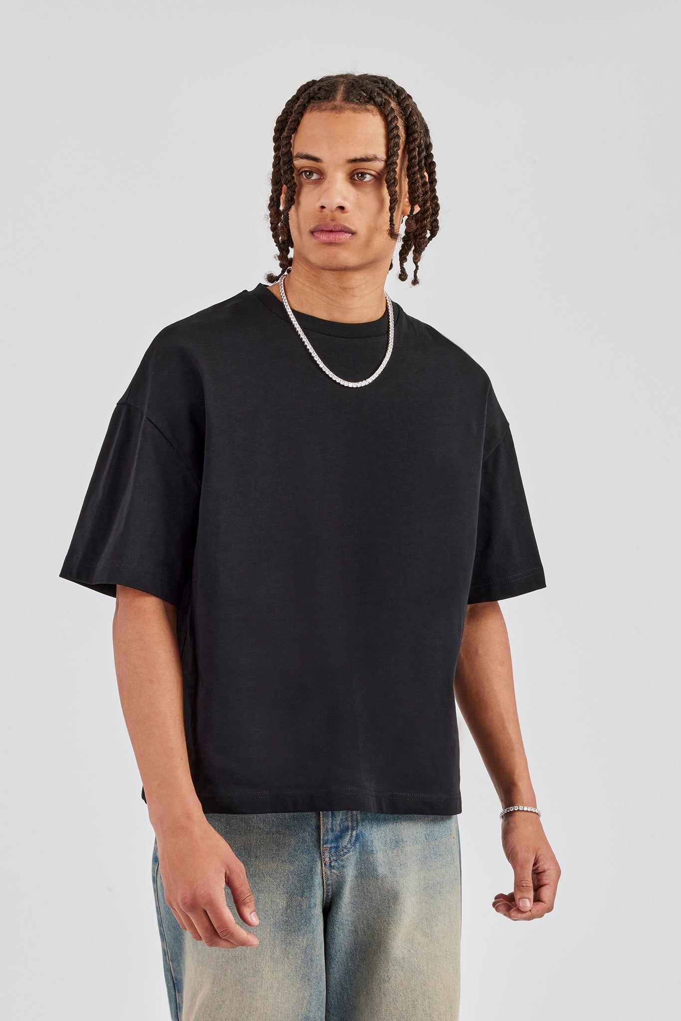 Boxy T-Shirt - Black