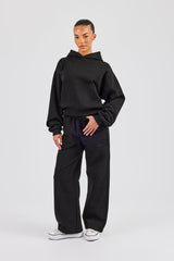 Cernucci Wide Leg Jogger - Black