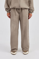 Cernucci Wide Leg Jogger - Taupe