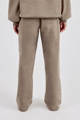 Cernucci Wide Leg Jogger - Taupe