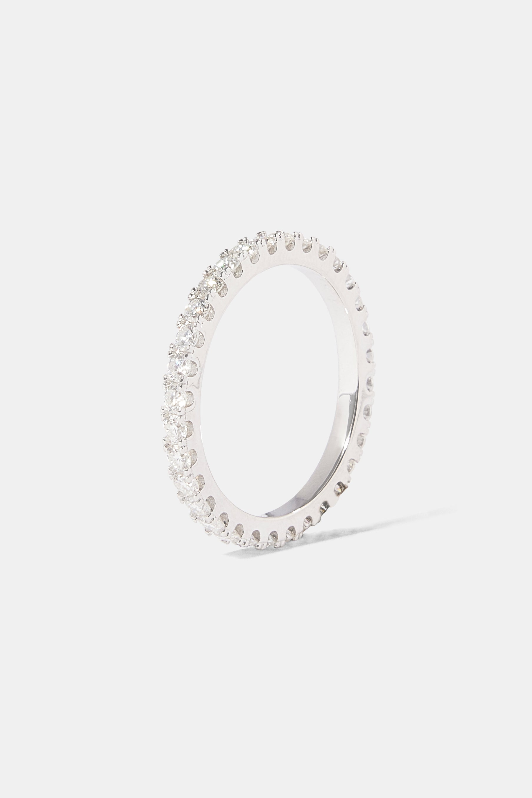 Moissanite 925 2mm Tennis Ring