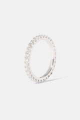Moissanite 925 2mm Tennis Ring