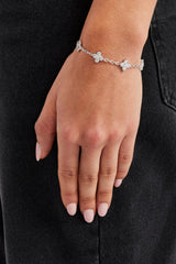 Iced Repeat Motif Bracelet - 10mm