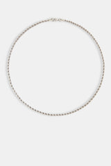 3mm Rope Chain - White