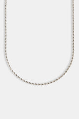 3mm Rope Chain - White