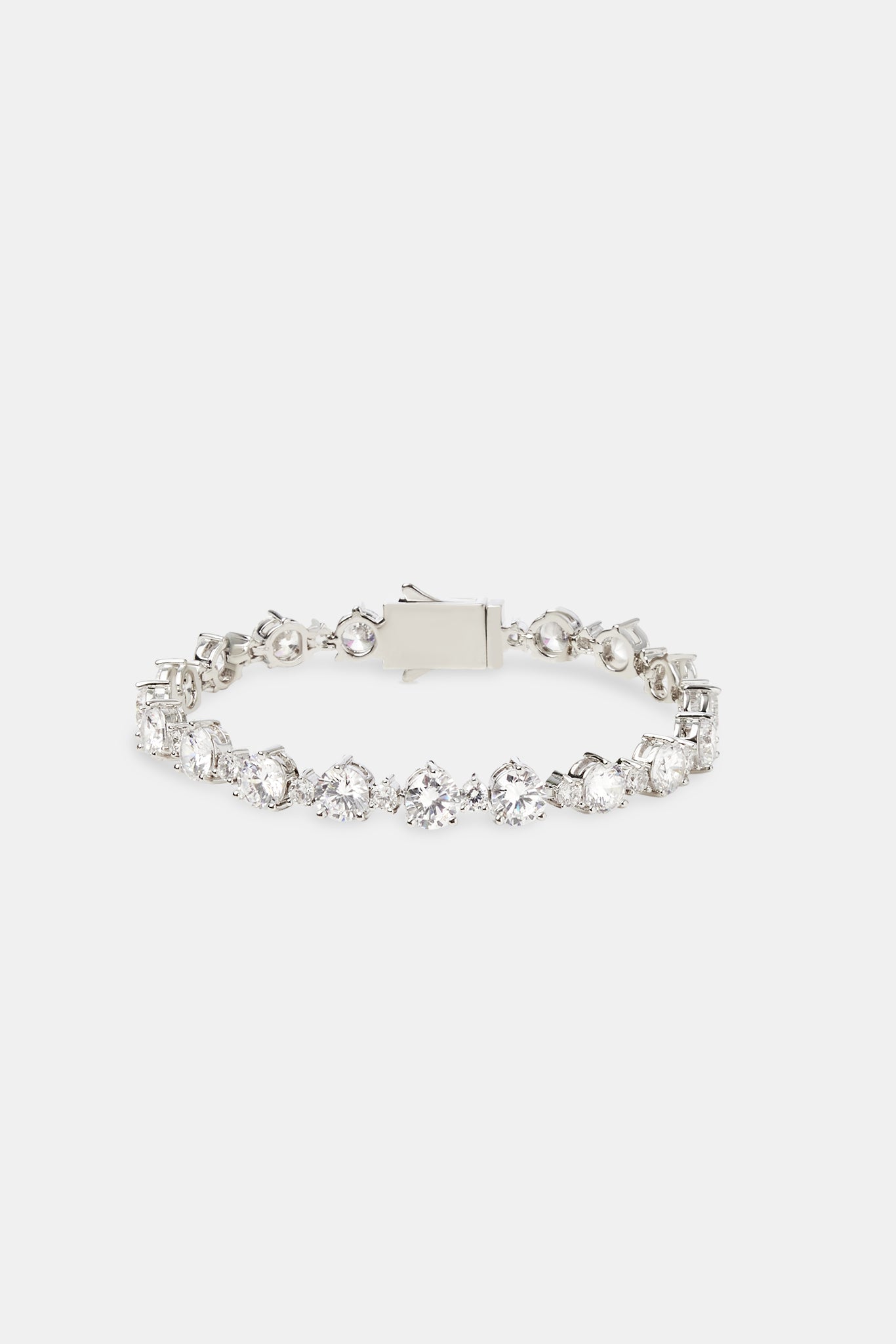 Alternating Round Tennis Bracelet - 6mm