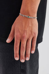 Iced Green Gemstone Cuban Bracelet - 3mm
