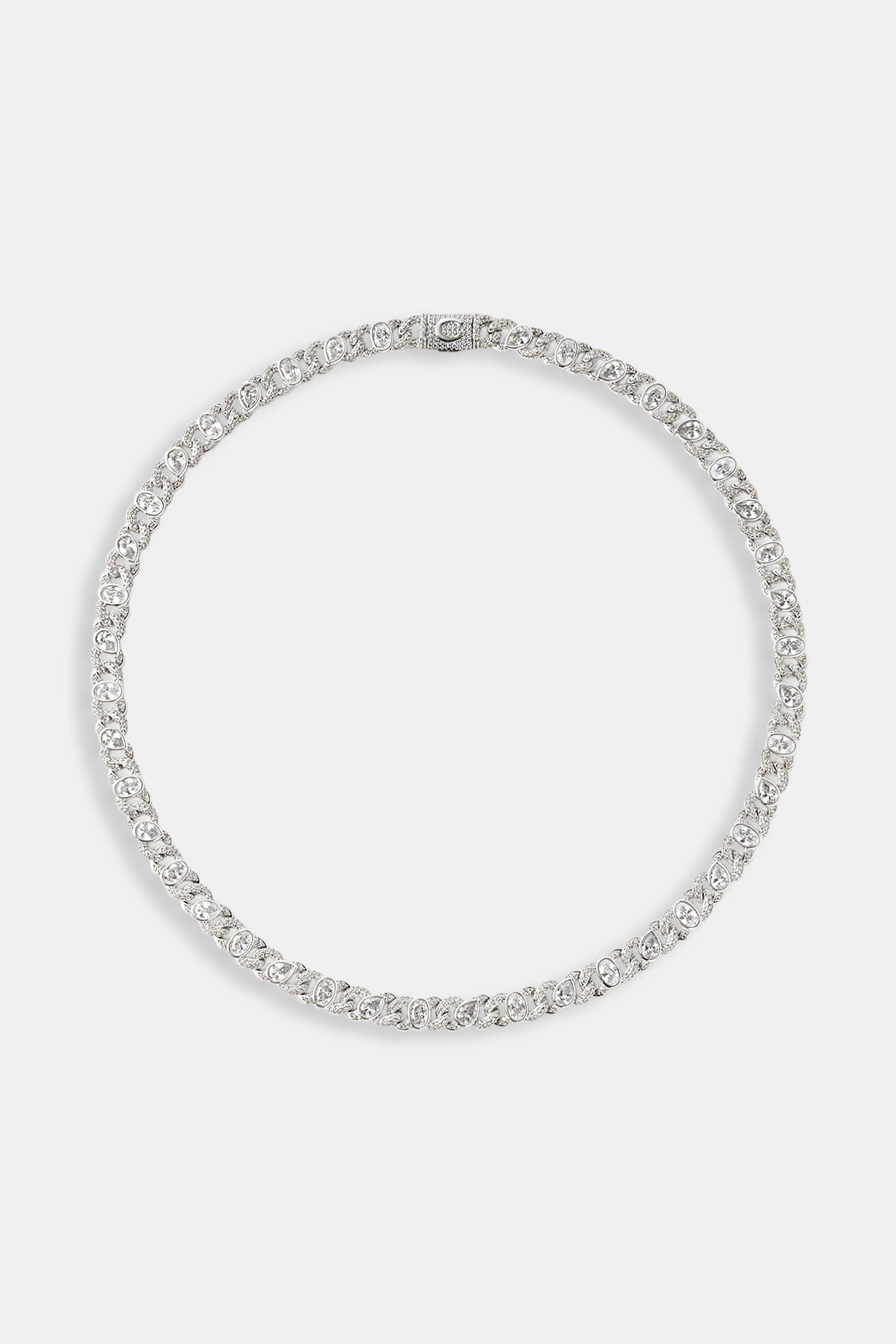 Iced Cuban Gemstone Link Chain - 8mm