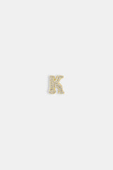Iced Letter Pendant - 12mm