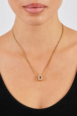 Iced Number Pendant - 12mm