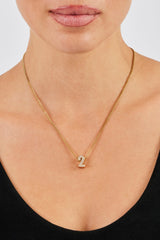 Iced Number Pendant - 12mm