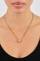 Iced Number Pendant - 12mm