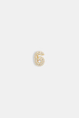 Iced Number Pendant - 12mm
