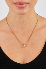 Iced Number Pendant - 12mm