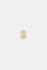 Iced Number Pendant - 12mm