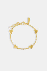 Polished Heart Bracelet - 8mm