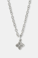 Polished Motif Pendant Necklace - 8mm
