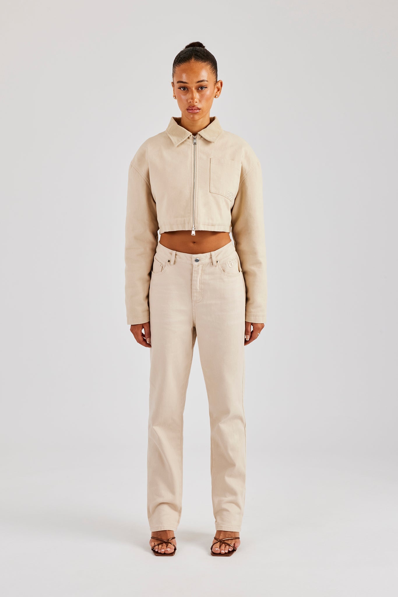 Twill Cord Jacket and Trouser - Stone