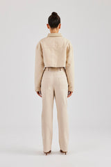 Twill Cord Jacket and Trouser - Stone