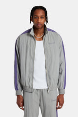 CERNUCCI NYLON-TRAININGSJACKE MIT EINSÄTZEN - ANTHRAZIT