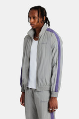 CERNUCCI NYLON-TRAININGSJACKE MIT EINSÄTZEN - ANTHRAZIT