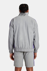 CERNUCCI NYLON-TRAININGSJACKE MIT EINSÄTZEN - ANTHRAZIT