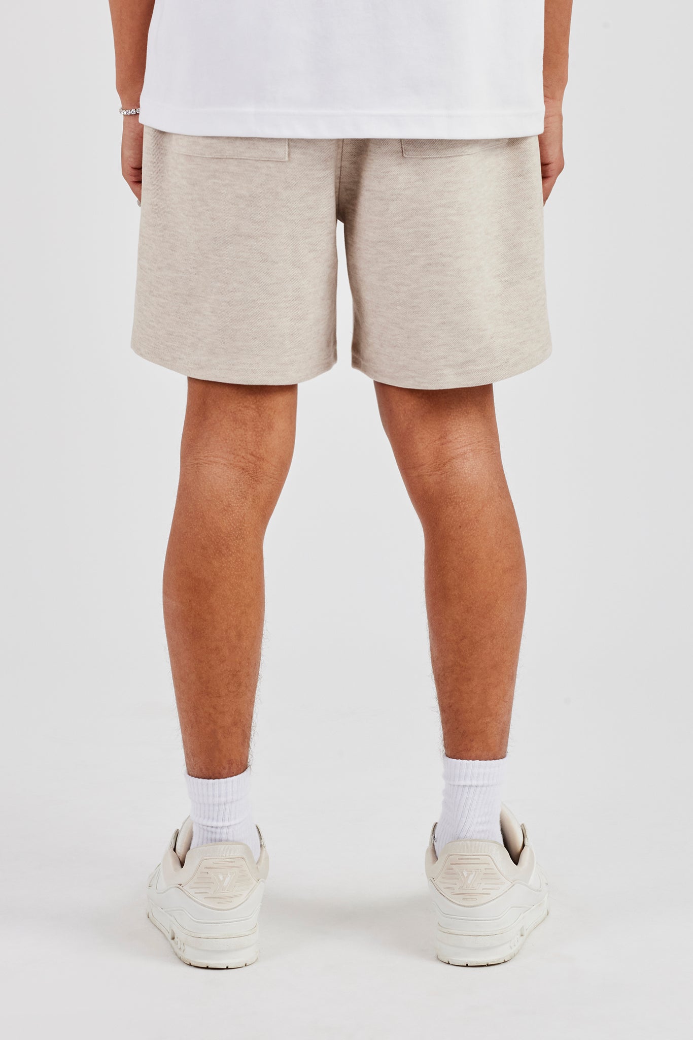 Textured Relaxed Short - Stone