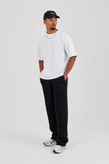 Knitted Relaxed Jogger - Black