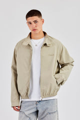 Funnel Neck Jacket - Green