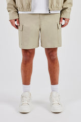 Relaxed Cargo Short - Stone