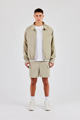 Funnel Neck Jacket - Green