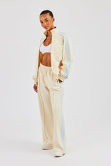Taping Wide Leg Pant - Butter Yellow