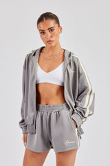 Taping Hooded Jacket - Grey