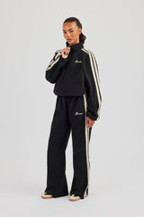 Nylon Taping Track Jacket - Black