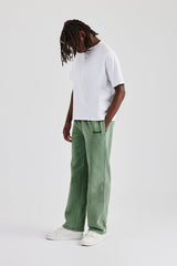 Washed Straight Leg Jogger - Washed Green