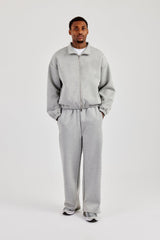Scuba Funnel Neck Jacket - Grey