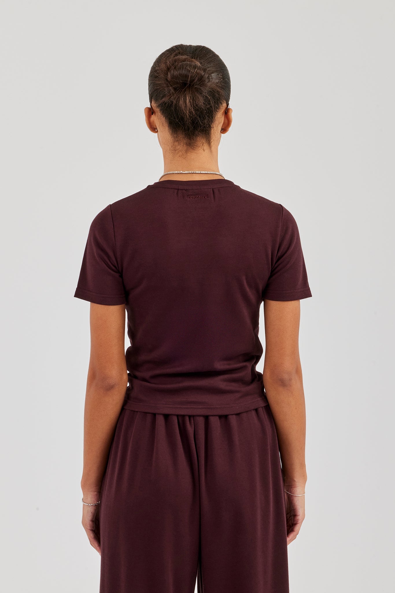 Soft Touch Short Sleeve T-Shirt - Burgundy