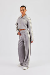 Tailored Taping Trouser - Grey