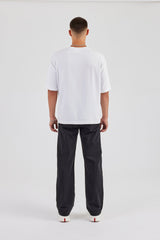 Bonded Nylon Track Pant - Black