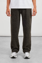 Embroidered Knitted Jogger - Chocolate