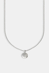 Micro 8 Ball Globe Pendant Necklace - 15mm
